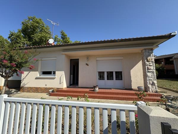 Castelmaurou (31180) Exclusivité : villa de plain pied T3, avec jardin et garage