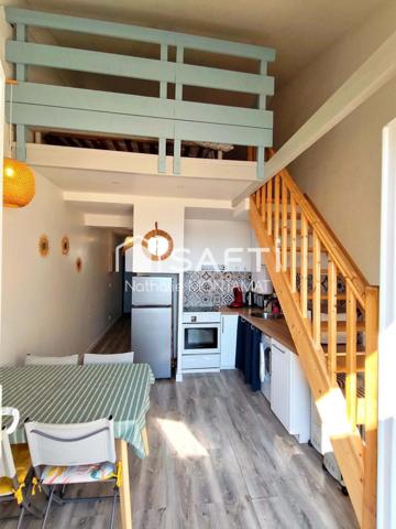 BARCARES, face Mer, Superbe T3 de 37m² avec loggia
