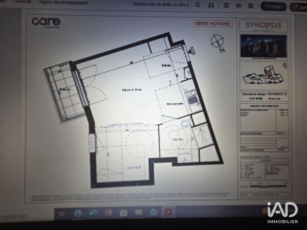 Studio à vendre 38 m² Roissy-en-Brie