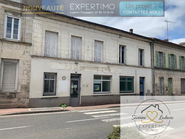 MIRAMBEAU – IMMEUBLE À RÉHABILITER – PROJET DE 7 LOGEMENTS