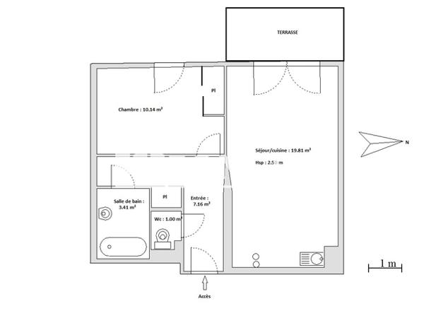 Location Appartement 2 pièces 41.52 m² - 4 SENTIER DU MONTEIL Blaye 33390