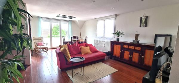 Attique d’exception avec terrasse panoramique au cœur de Rixheim