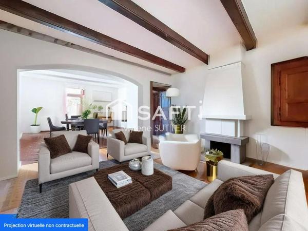 Maison au calme 197m², 5 chambres, jardin, garage