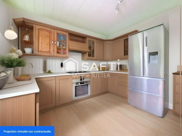 Maison au calme 197m², 5 chambres, jardin, garage