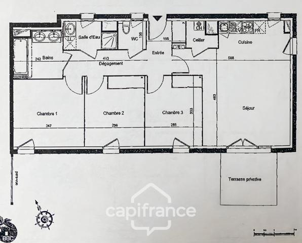 Appartement à vendre 4 pièces