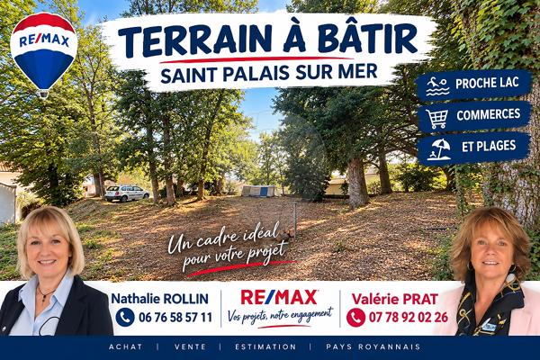 Terrain à vendre - Saint-Palais-sur-Mer, Charente-Maritime - 17