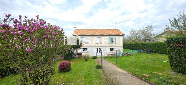 Pavillon sur sous-sol 106m², 5 chambres, 1000m² de terrain.