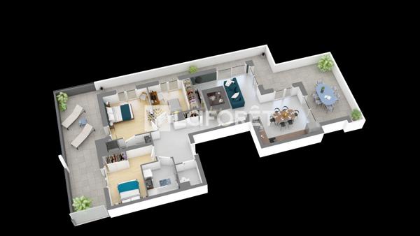 Achat appartement Thonon-les-Bains - 4 pièce(s) - 96 m² - 599 000 €