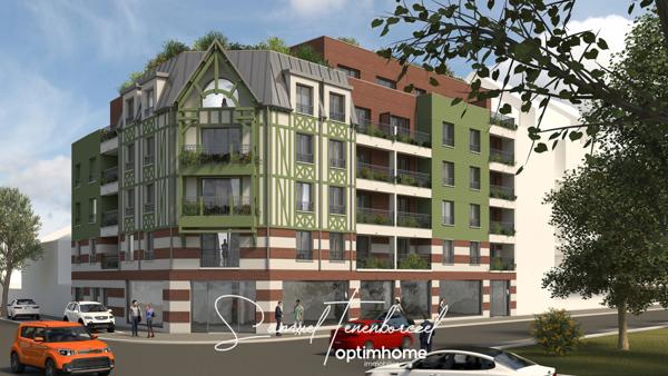 Appartement d’exception en rooftop – 127 m² avec jardin suspendu de 188 m² et vue sur la cathédrale de Rouen (76000)