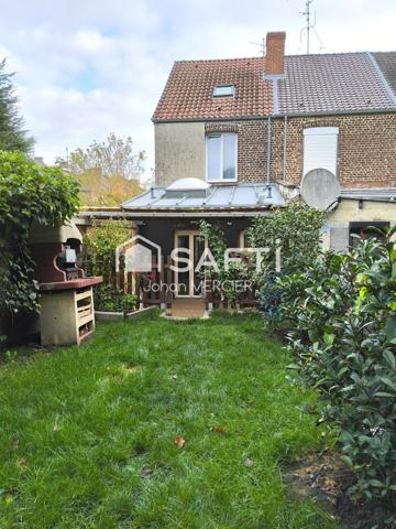 Maison familiale 3 chambres + cave – proche centre-ville Saint Saulve