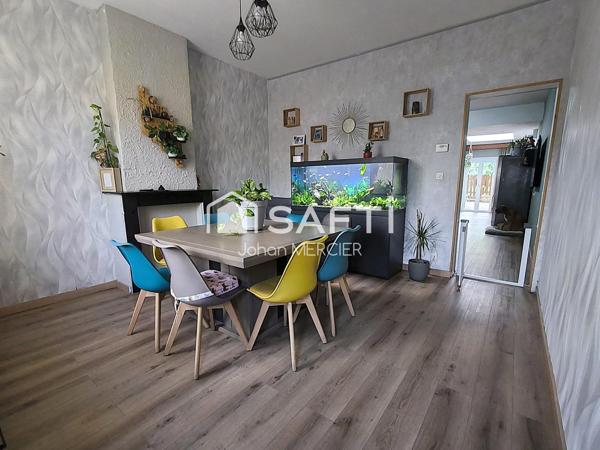 Maison familiale 3 chambres + cave – proche centre-ville Saint Saulve