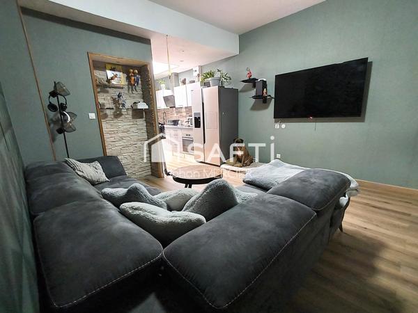 Maison familiale 3 chambres + cave – proche centre-ville Saint Saulve