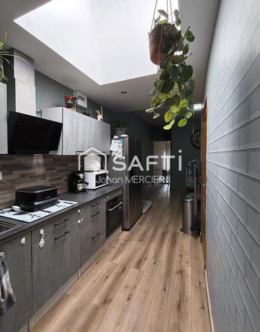 Maison familiale 3 chambres + cave – proche centre-ville Saint Saulve