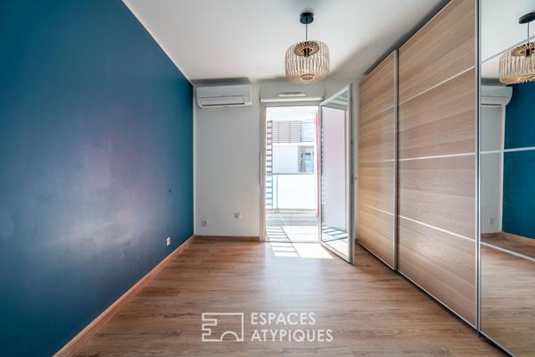 Appartement rénové avec terrasse et vue