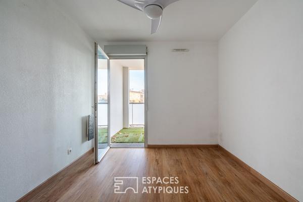 Appartement rénové avec terrasse et vue