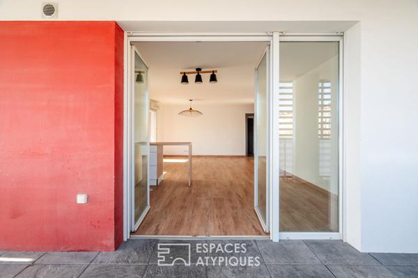 Appartement rénové avec terrasse et vue