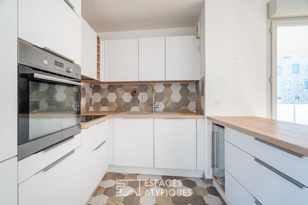 Appartement rénové avec terrasse et vue