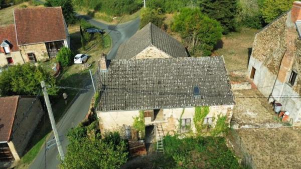 Authentique maison en pierres 180 m² - Investisseurs ou amoureux de rénovation - LIGNEROLLES (36)