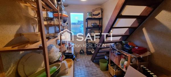 Maison 104 m², 5 pièces, 3 chambres, sur 609 m² de terrain, proche du bourg de Plougasnou
