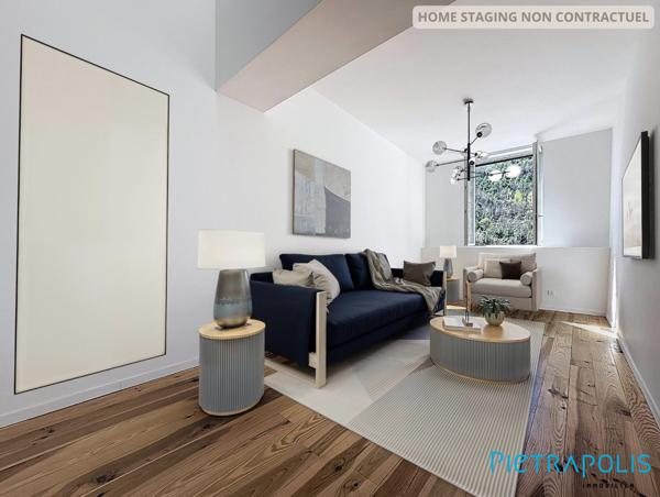 BEL APPARTEMENT T3 AVEC DE BEAUX VOLUMES DANS UNE COPROPRIETE AVEC ASCENSEUR