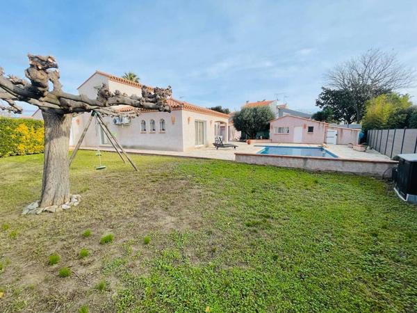 Villa T4 Piscine + studio 164m² parcelle 1000m² Bompas