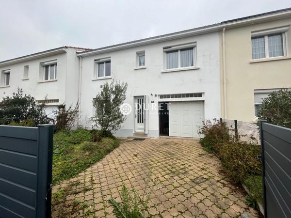 Maison mitoyenne 2 côtés à vendre, 4 pièces - Rezé 44400