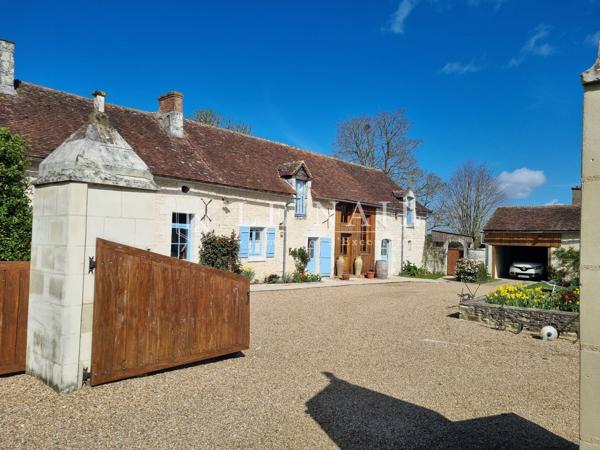 Ancien corps de ferme de caractère avec gîte, dans un parc d’environ un hectare