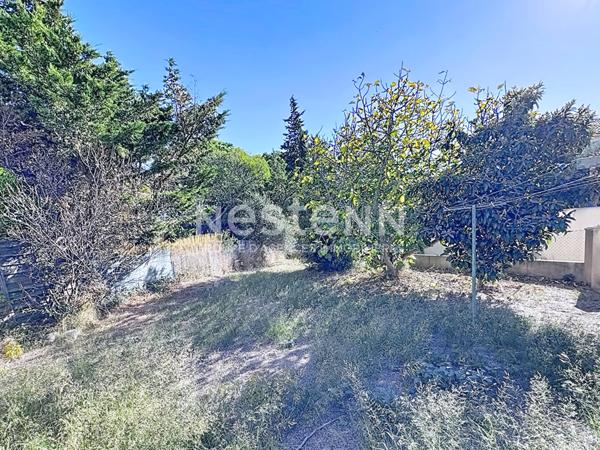 Charmante maison plain-pied avec garage et grand jardin, 4 pièces, 77,45 m², Bages (Aude)4 pièces de 77.45 m2 avec garage et jardin à Bages