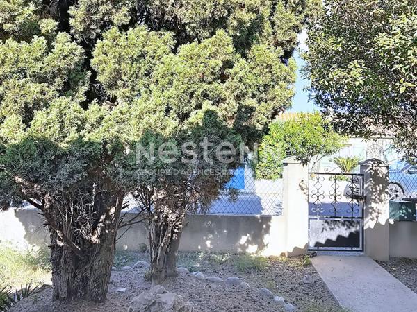 Charmante maison plain-pied avec garage et grand jardin, 4 pièces, 77,45 m², Bages (Aude)4 pièces de 77.45 m2 avec garage et jardin à Bages