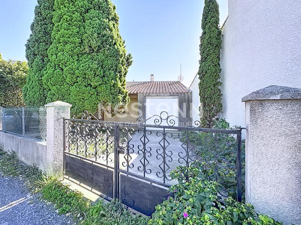 Charmante maison plain-pied avec garage et grand jardin, 4 pièces, 77,45 m², Bages (Aude)4 pièces de 77.45 m2 avec garage et jardin à Bages