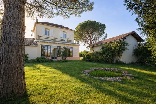 La Sauvetat-sur-Lède (47150) Nord Villeneneuve sur lot - charme de la pierre avec jardin sans vis-à-vis et vue dégagée