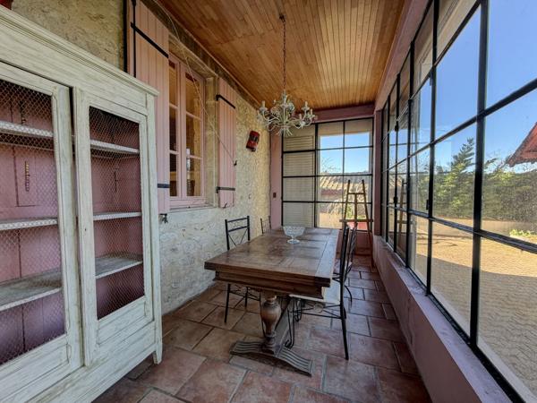 La Sauvetat-sur-Lède (47150) Nord Villeneneuve sur lot - charme de la pierre avec jardin sans vis-à-vis et vue dégagée