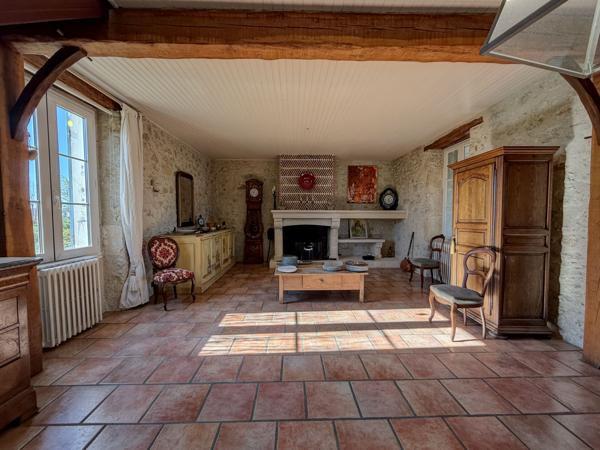 La Sauvetat-sur-Lède (47150) Nord Villeneneuve sur lot - charme de la pierre avec jardin sans vis-à-vis et vue dégagée