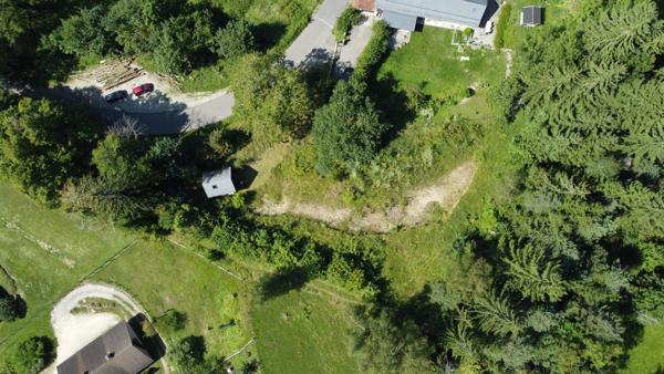 Terrain de 1541 m² dont 800 m² constructibles