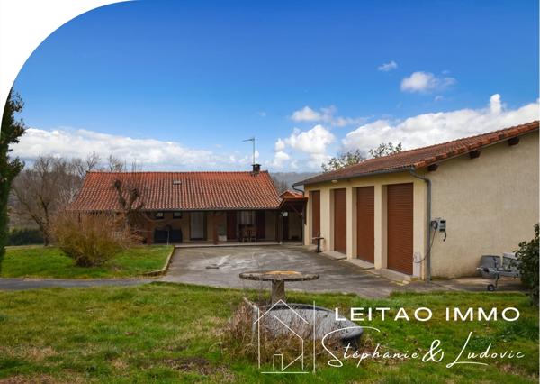 Graulhet (81300) Maison en campagne avec garage 117 m²