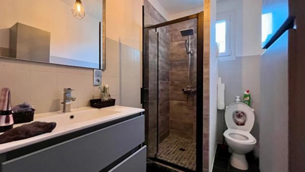 Dpt Hautes Pyrénées (65), à vendre TRIE SUR BAISE Maison T3 de 76 m² habitables avec garage et cour sur 78 m² de terrain, au centre ville