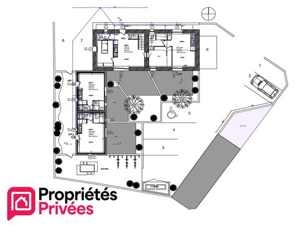 Ile de Noirmoutier 85  - Ensemble immobilier résidentiel proche 50 mètres de la mer