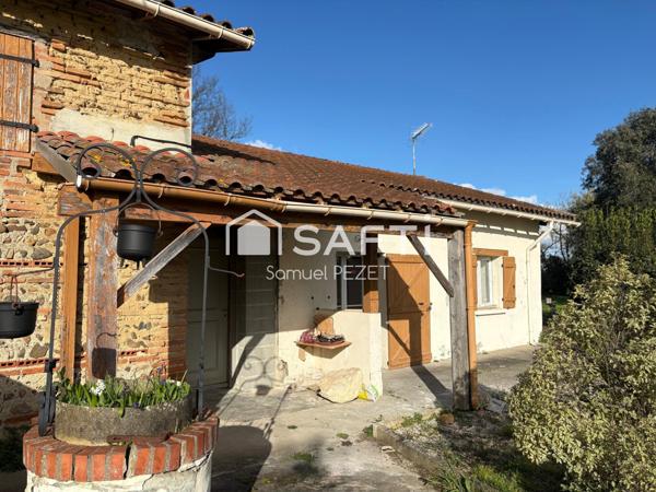 LHERM - Toulousaine rénovée de 80m² sur un terrain de 2538m²