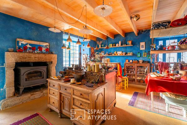 Maison boutique à deux pas du port pittoresque de PÉNERF