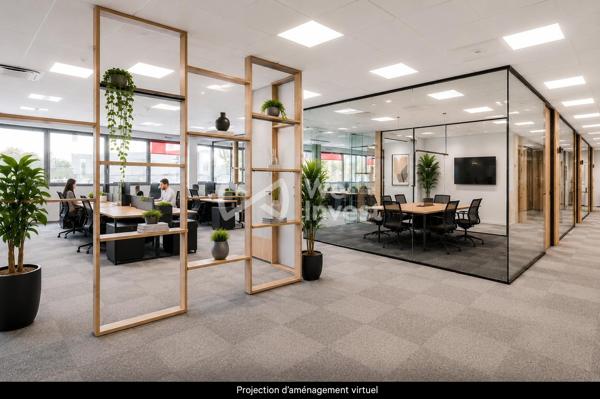 À VENDRE – BUREAUX DE STANDING 600 m² – CALUIRE SAINT-CLAIR – IMMEUBLE OPEN CITY