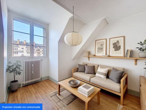 Appartement 2 pièces - 59,4 m² - Chambéry hypercentre, dernier étage avec ascenseur