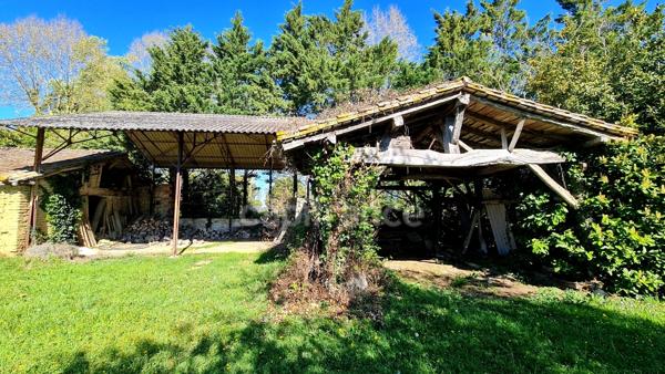 À vendre : Propriété à restaurer, à 10 mn d'Auvillar, d'environ 240 m2 habitables, sur terrain de 7400 m2  (82)