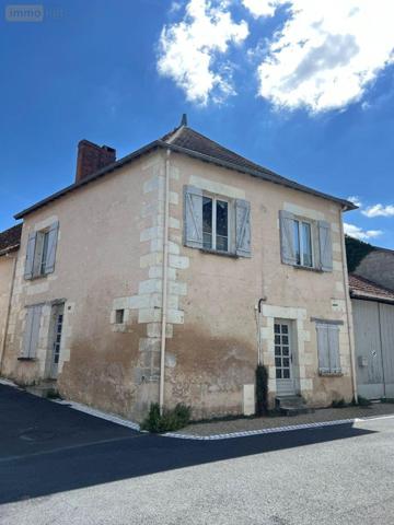 Maison de ville à vendre à Écueillé dans l'Indre (36240), ref : 016/378