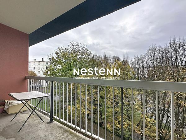 KERDREZEC - Quimper Sud - Grand Type 2 de 66 m² - Balcon - ASCENSEUR - Stationnement privatif