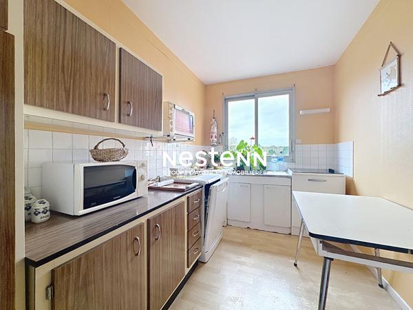 KERDREZEC - Quimper Sud - Grand Type 2 de 66 m² - Balcon - ASCENSEUR - Stationnement privatif