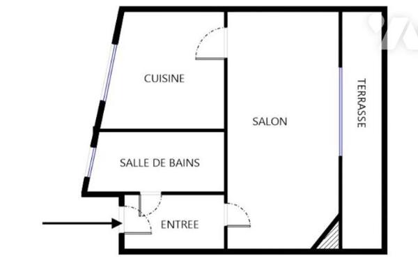 PARIS 16EME - METRO JASMIN. STUDIO AVEC BALCON. DERNIER ETAGE.
