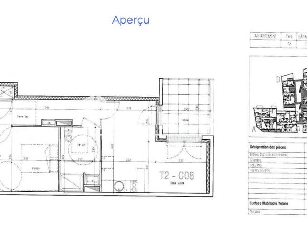 Location Appartement 2 pièces 43.8 m² - 11 RUE DU MARQUIS DE MAUBREUIL Carquefou 44470