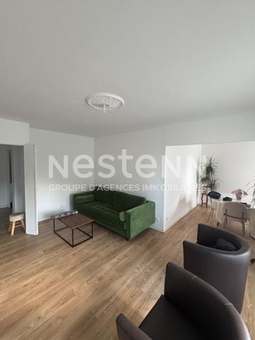 Appartement Bihorel 2 chambres 76m² entièrement refait neuf cuisine equipée loggia face au parc proches commerces