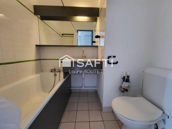 Appartement 21 m2 avec balcon vue imprenable sur le Lac