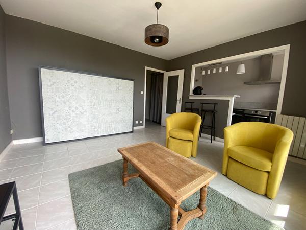 APPARTEMENT T1 A VENDRE BREST SAINT-MARC MOULIN-BLANC - VUE MER - JARDIN - GARAGE FERME